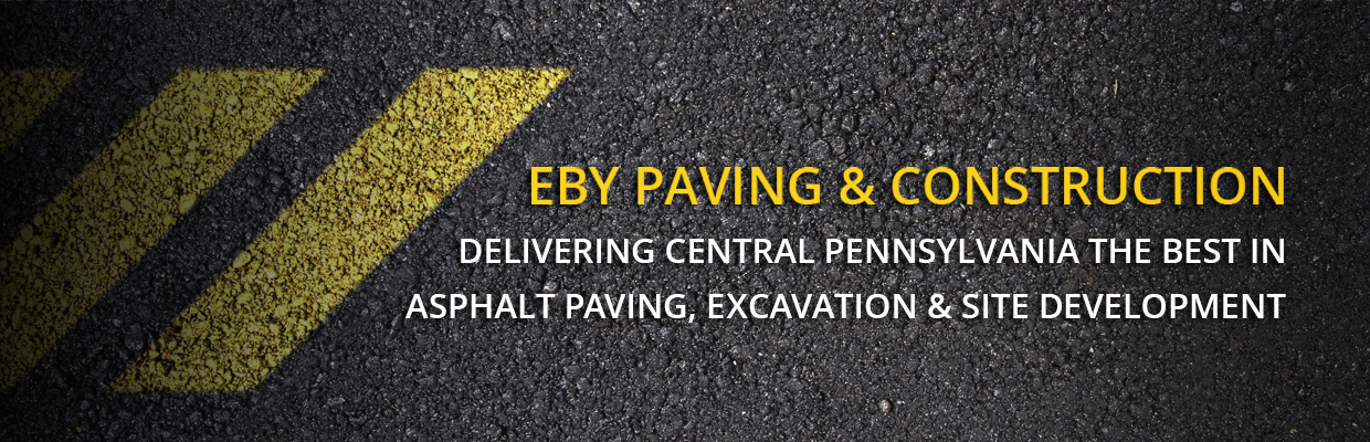 Asphalt with the words 